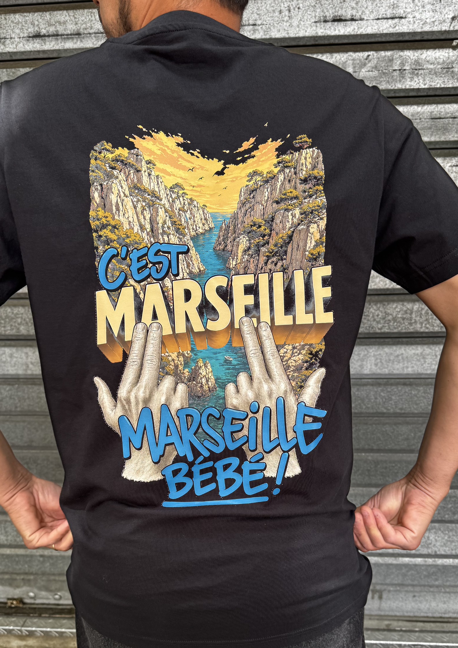 T-shirt c'est Marseille Bébé Calanques