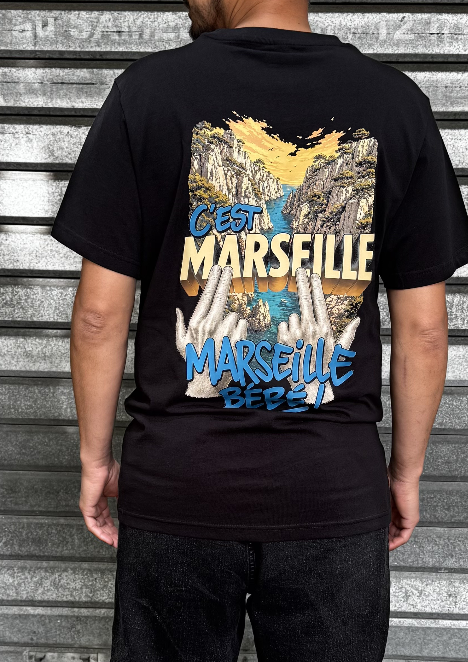 T-shirt c'est Marseille Bébé Calanques