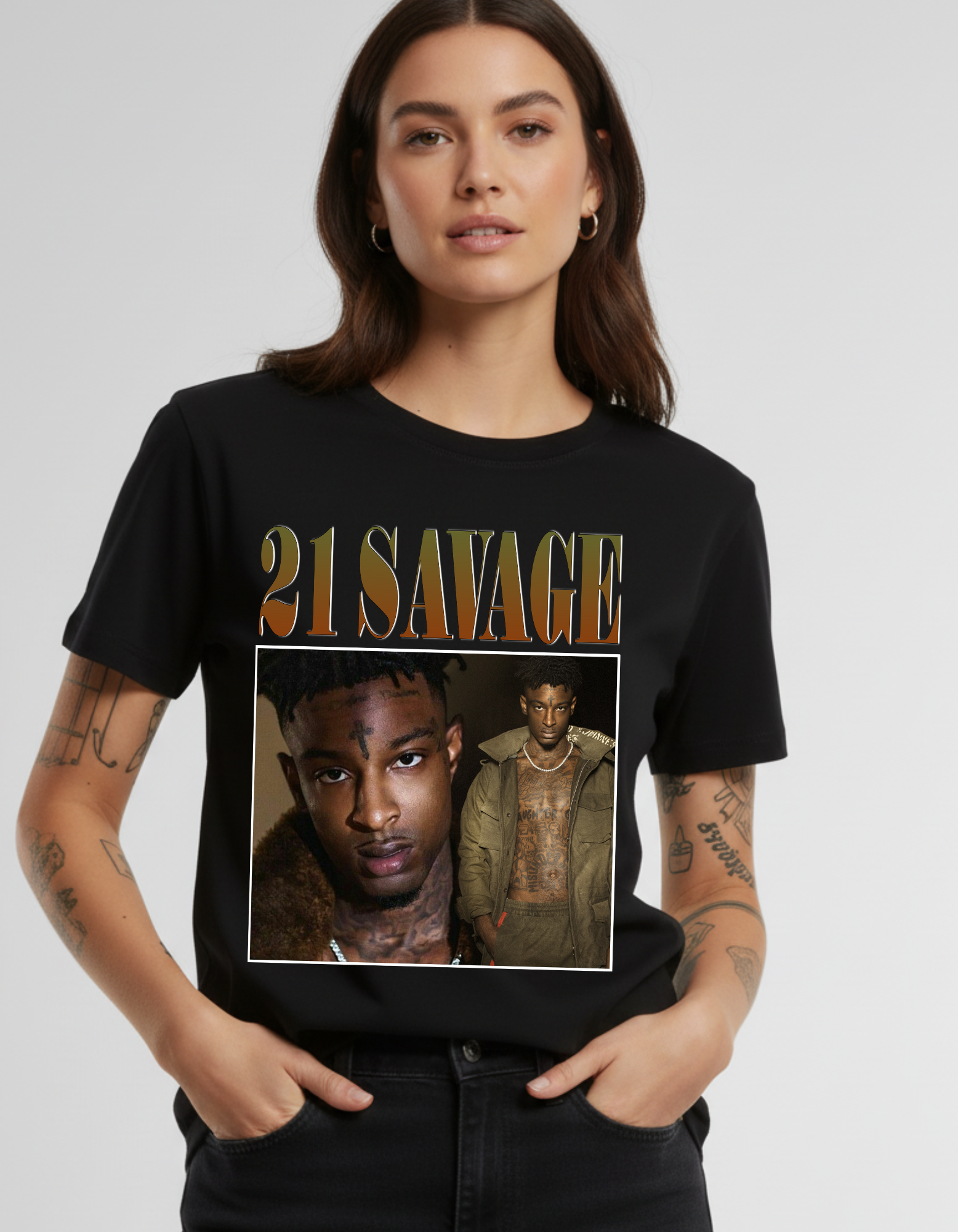 T-shirt Bootleg 21 Savage