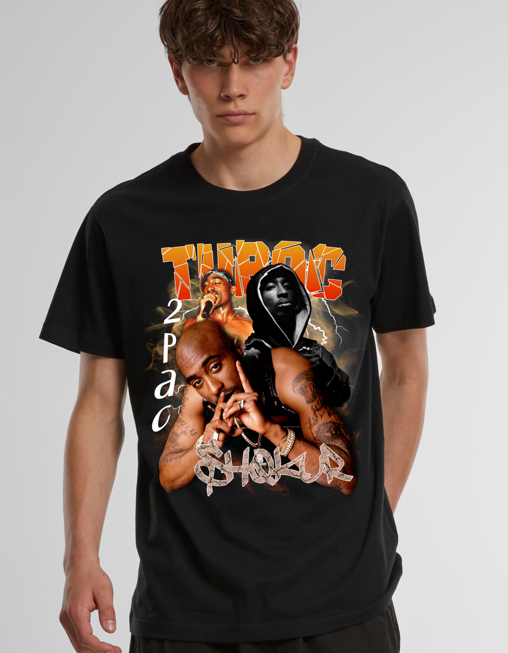 T-shirt Bootleg Tupac Shakur