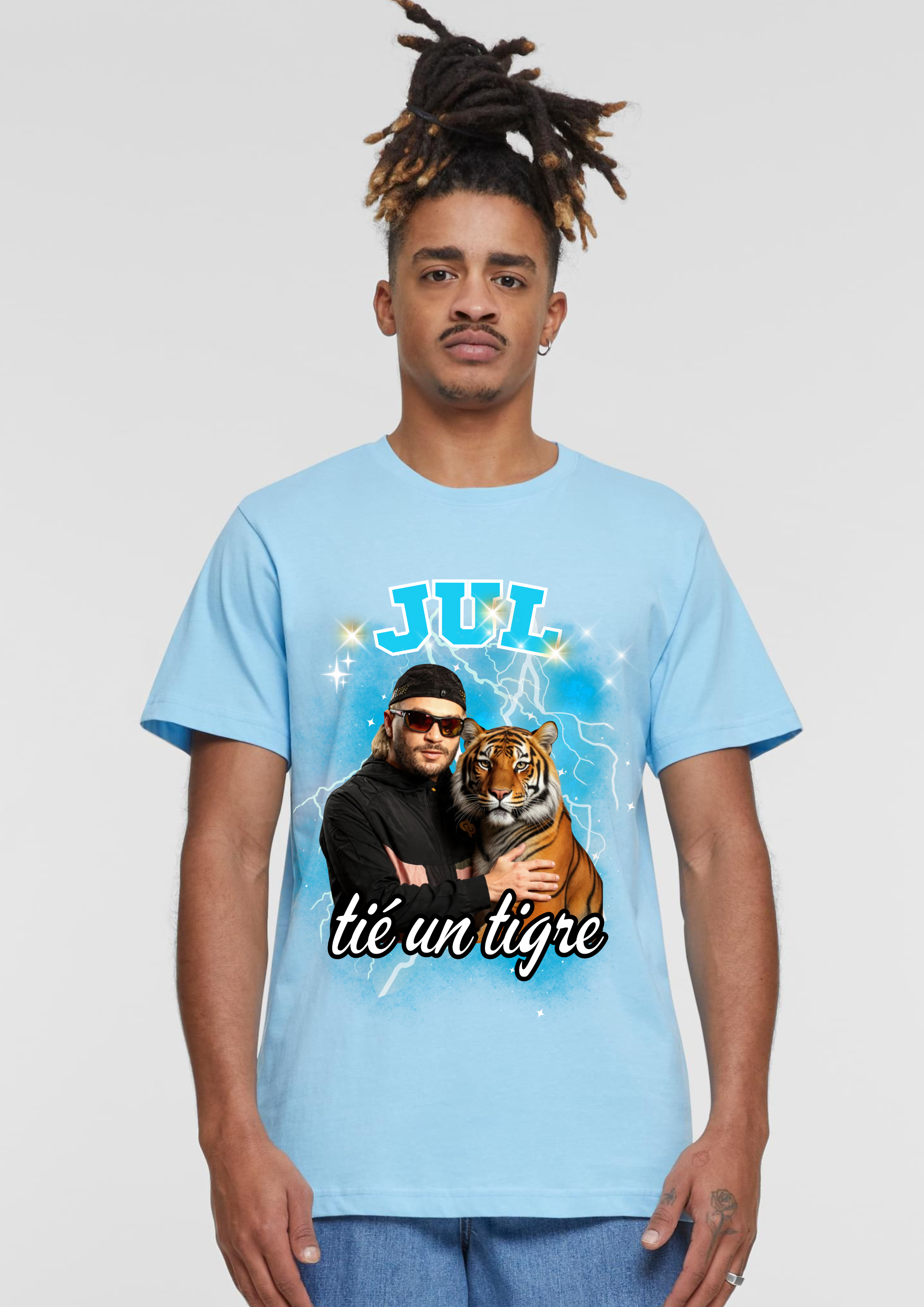 T-shirt Jul "Tié un Tigre" Bootleg – Driptee