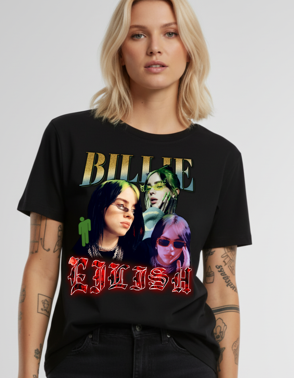 T-shirt Bootleg Billie Eilish