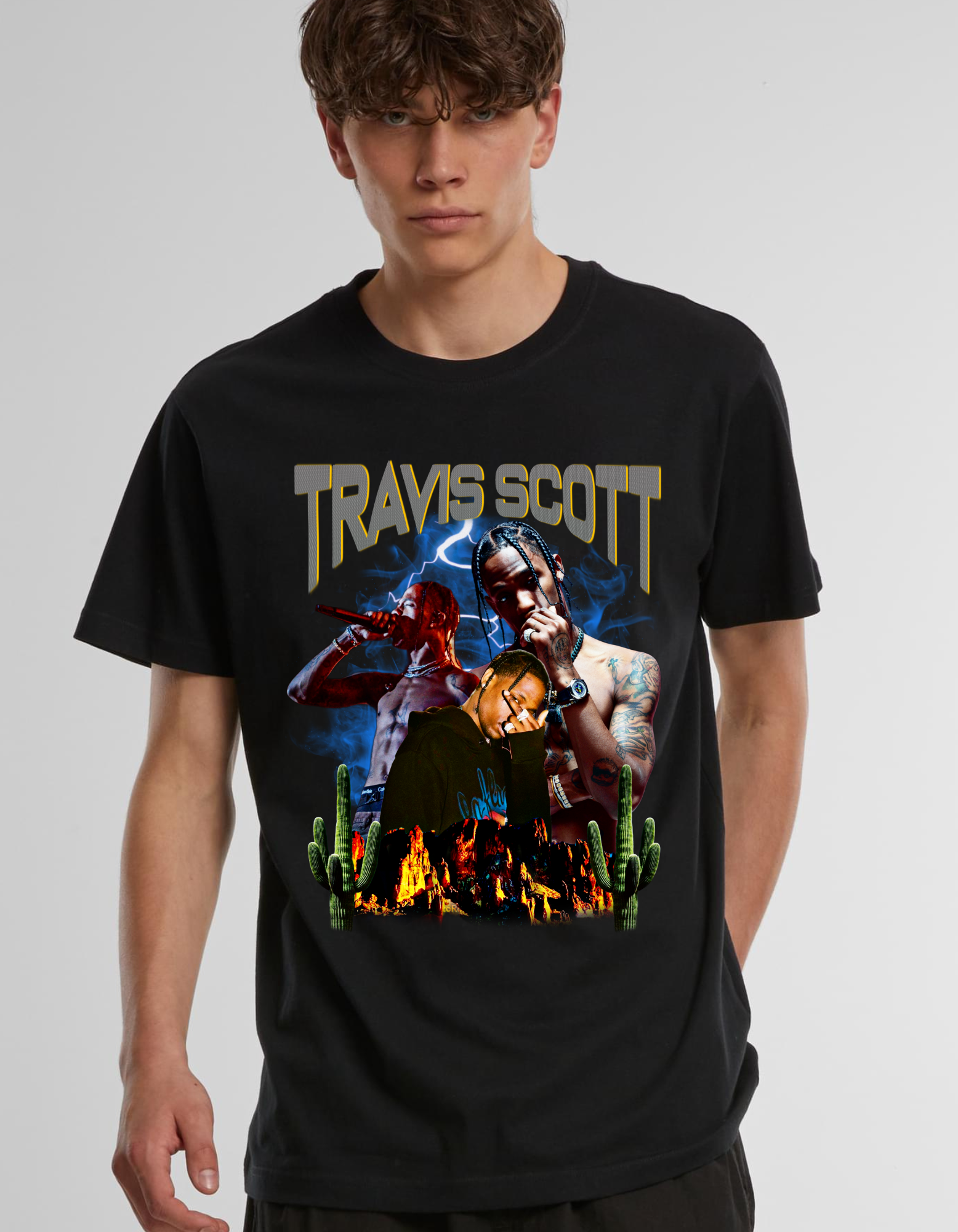 T-shirt Bootleg Travis Scott