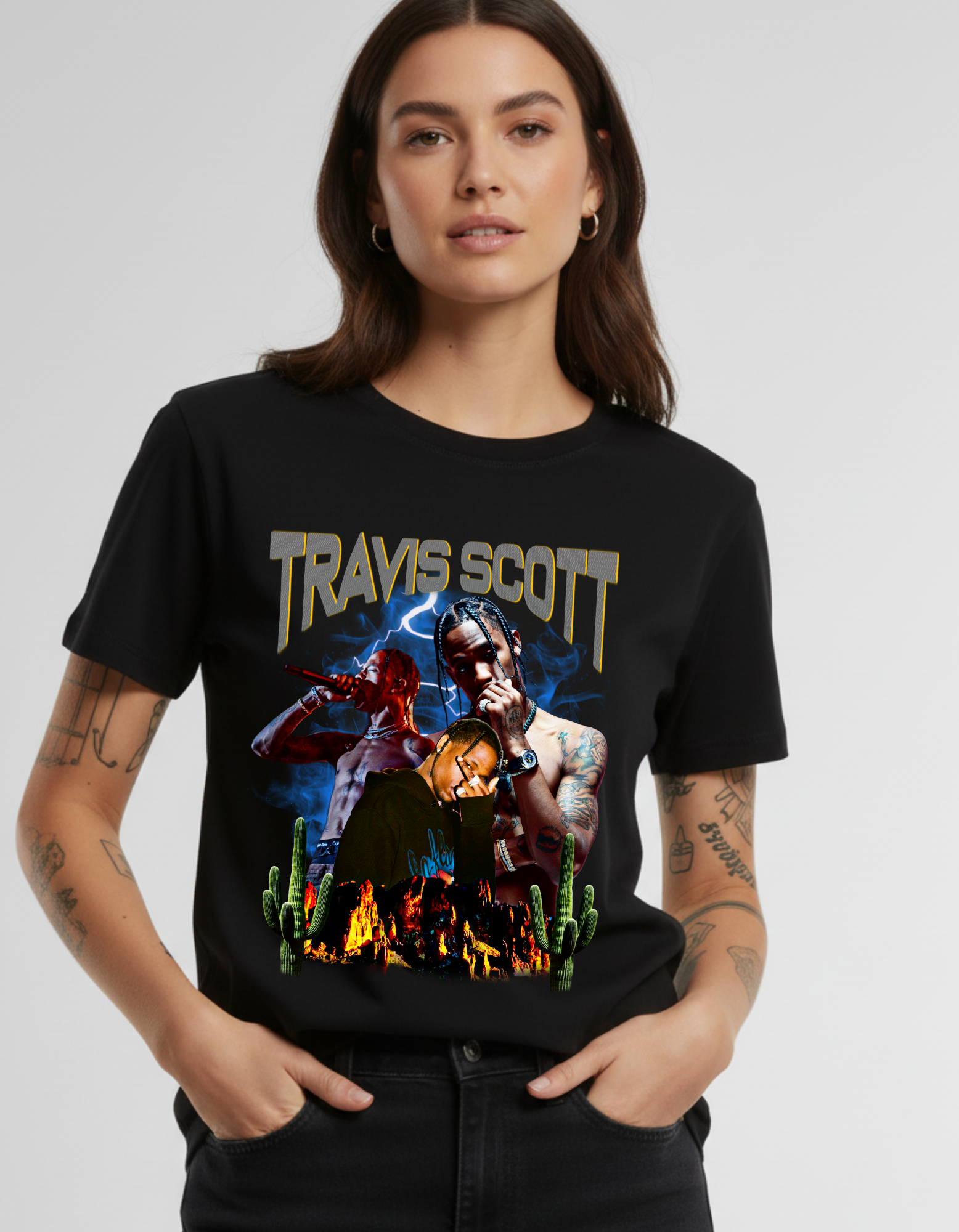 T-shirt Bootleg Travis Scott