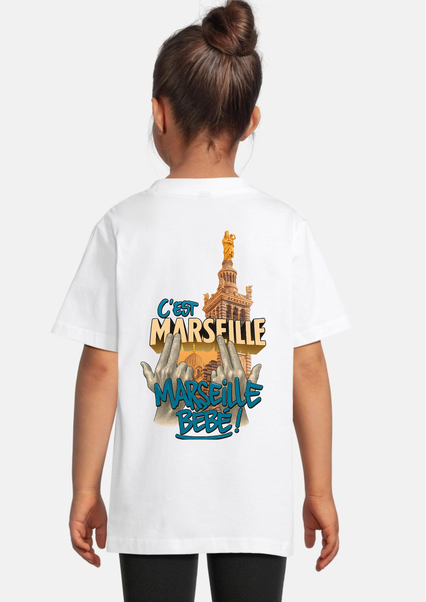 T-shirt enfant c'est Marseille Bébé