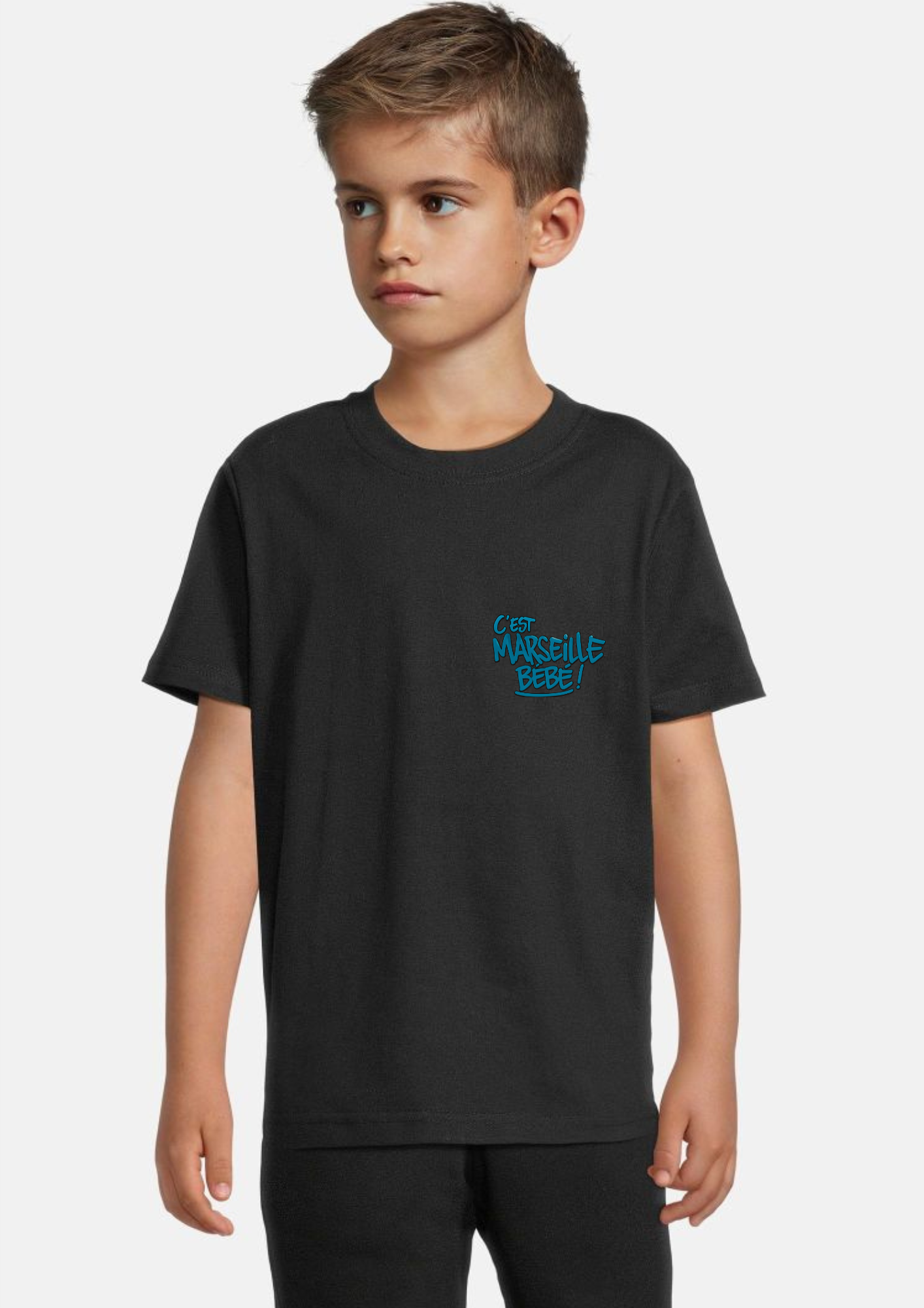 T-shirt enfant c'est Marseille Bébé