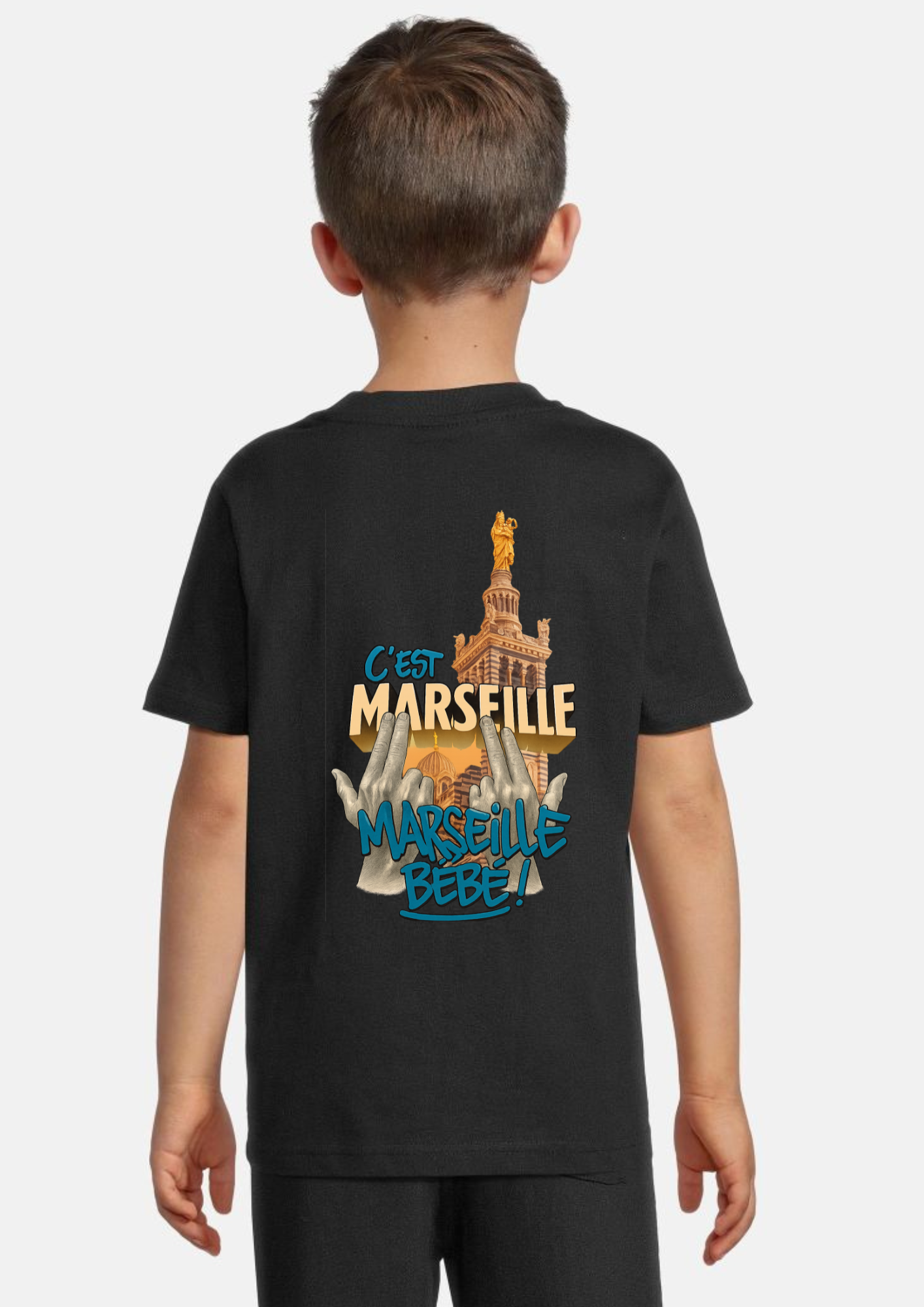 T-shirt enfant c'est Marseille Bébé